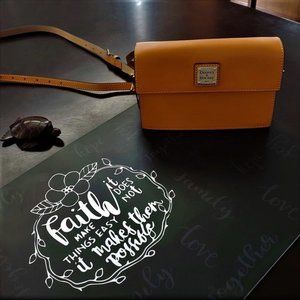 NEW Vintage Dooney & Bourke BEACON ORANGE CROSS BODY